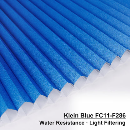 No Drill Premium Custom Light Filtering Cellular Shades, Water Resistant, Top Down Bottom Up (MP)