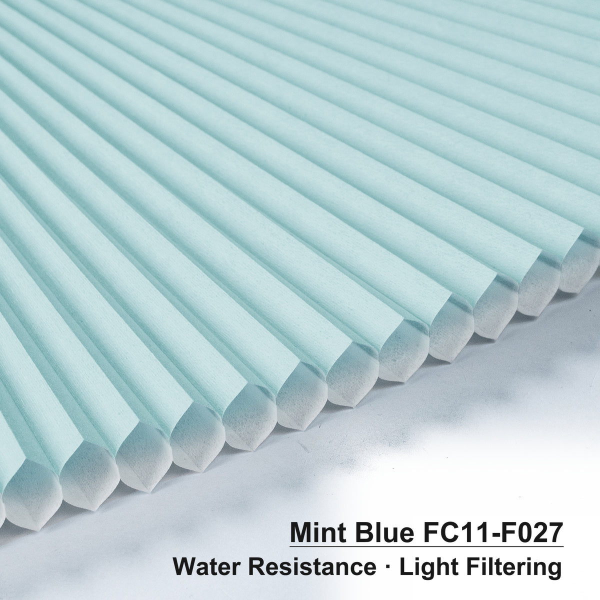 No Drill Premium Custom Light Filtering Cellular Shades, Water Resistant, Top Down Bottom Up (MP)
