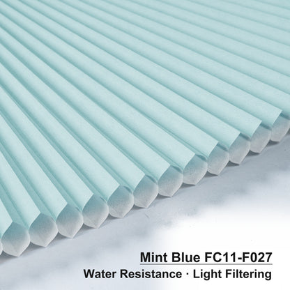 No Drill Premium Custom Light Filtering Cellular Shades, Water Resistant, Top Down Bottom Up (MP)