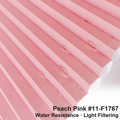No Drill Premium Custom Light Filtering Cellular Shades, Water Resistant, Top Down Bottom Up (MP)