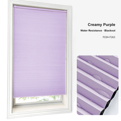No Drill Custom Water Resistance Blackout Cellular Shades (MP)