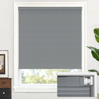 No Drill Standard Size Blackout Cellular Shades