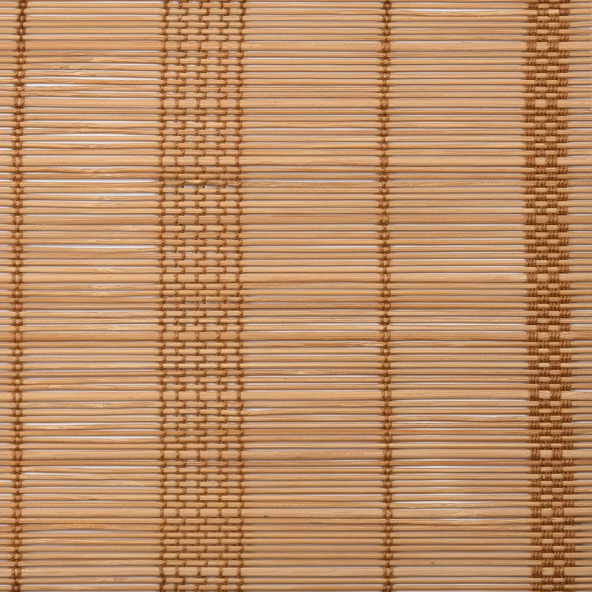 No Drill Custom Light Filtering & Privacy Bamboo Roman Shades Fabric Swatch