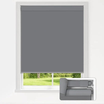 No Drill Standard Size Blackout Roller Shades